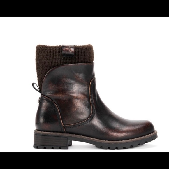 MUK LUKS Women's Bobbi Boot Copper / Brown